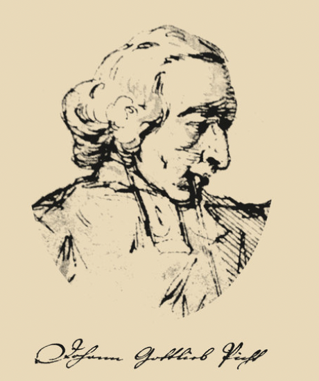 Johann Gottlieb Picht, Zeichnung